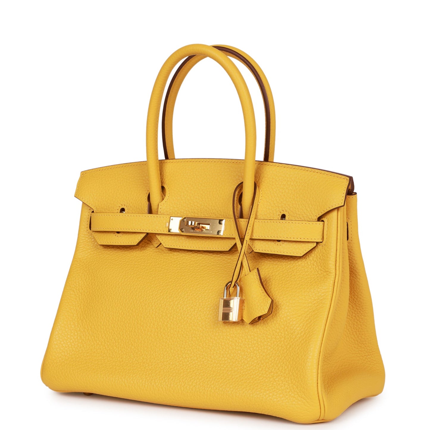 Hermes Birkin 30 Soleil Clemence Gold Hardware