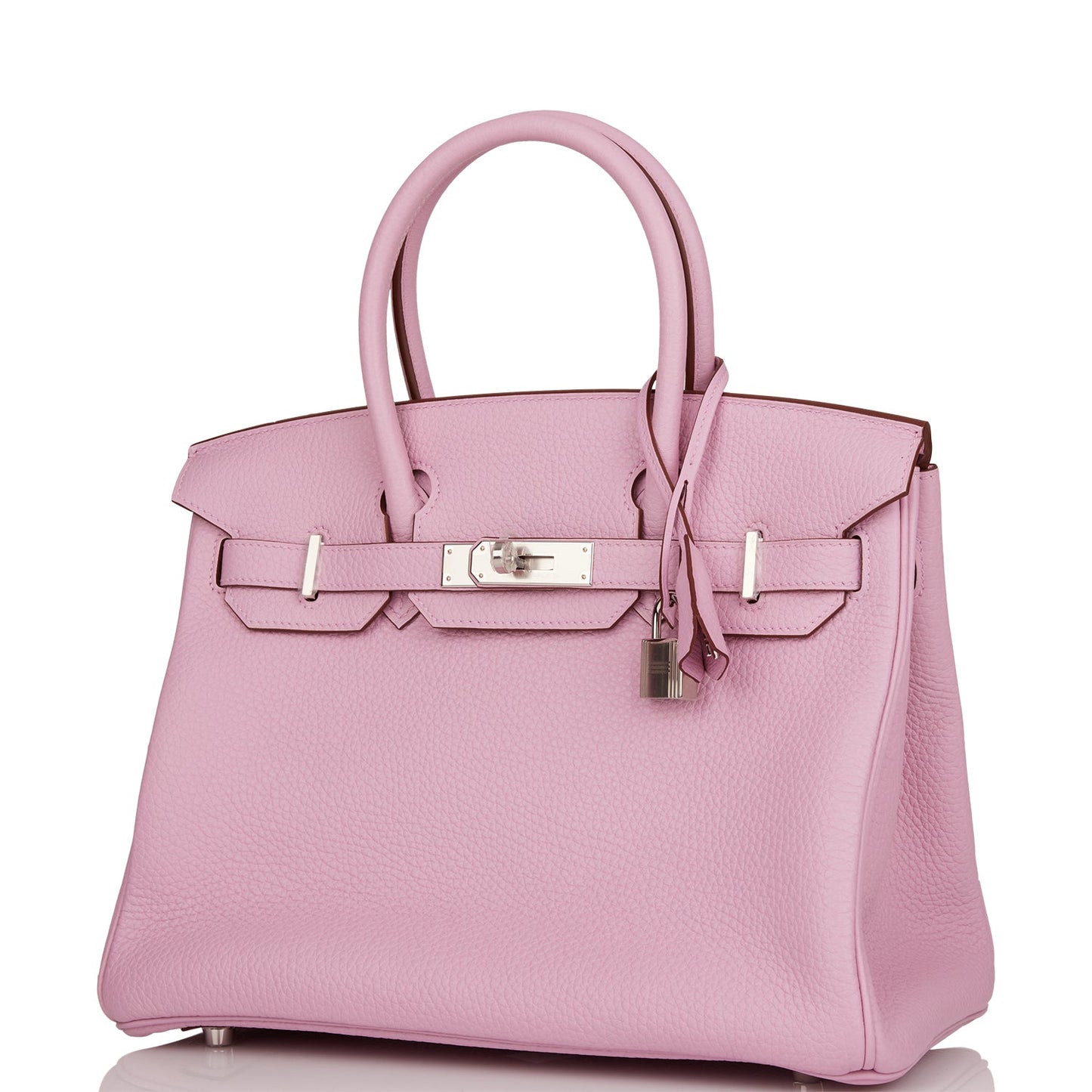 Hermes Birkin 30 Mauve Sylvestre Clemence Palladium Hardware