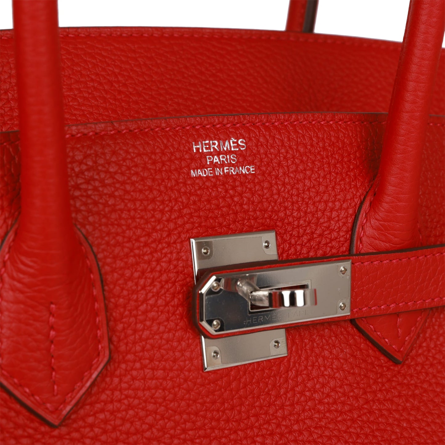 Hermes Birkin 35 Rouge de Coeur Togo Palladium Hardware