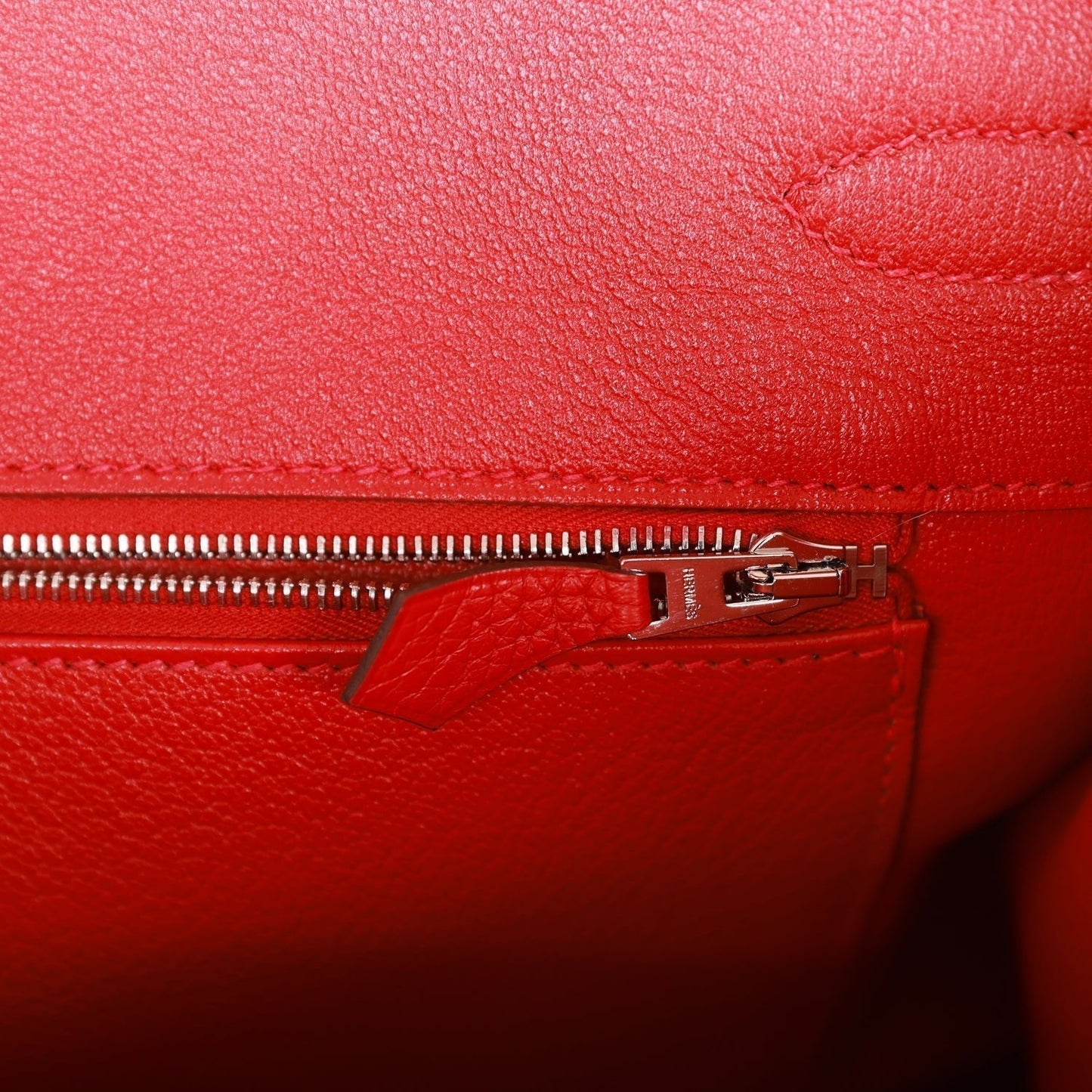 Hermes Birkin 35 Rouge de Coeur Togo Palladium Hardware