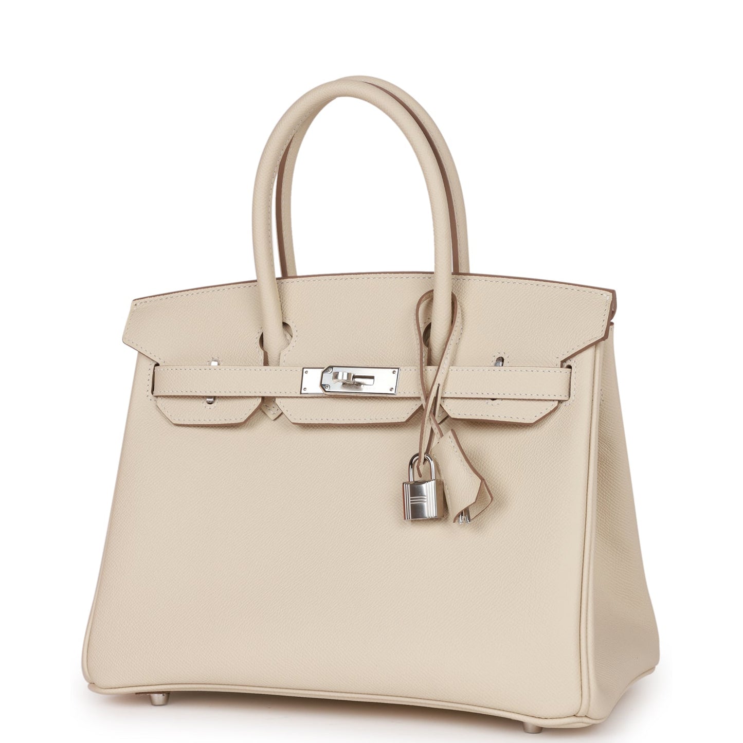 Hermes Birkin 30 Craie Epsom Palladium Hardware