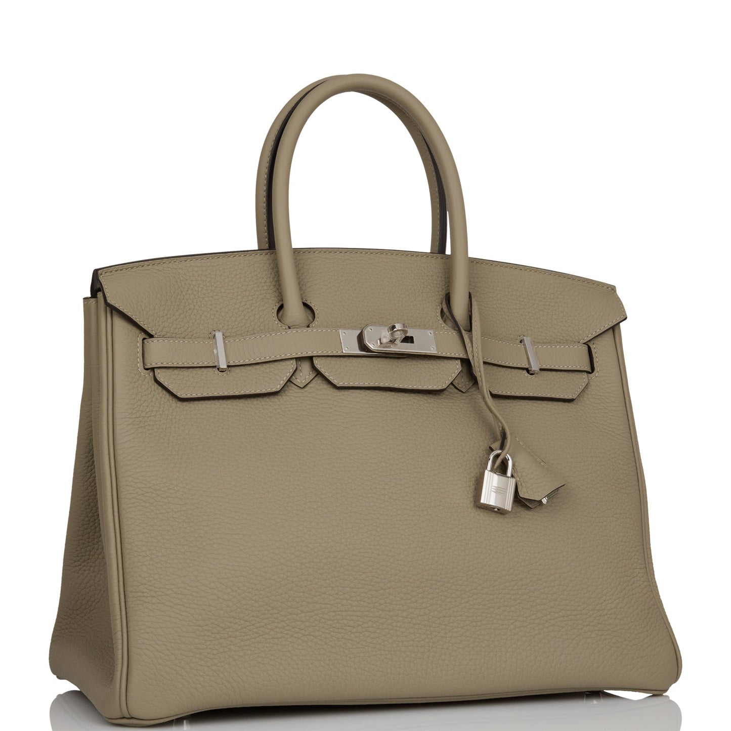 Hermes Birkin 35 Sage Clemence Palladium Hardware