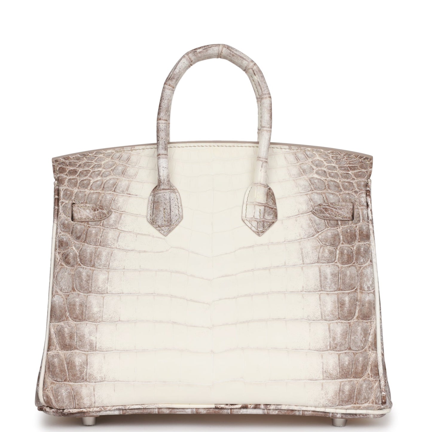 Hermes Birkin 25 Himalaya Niloticus Crocodile Palladium Hardware