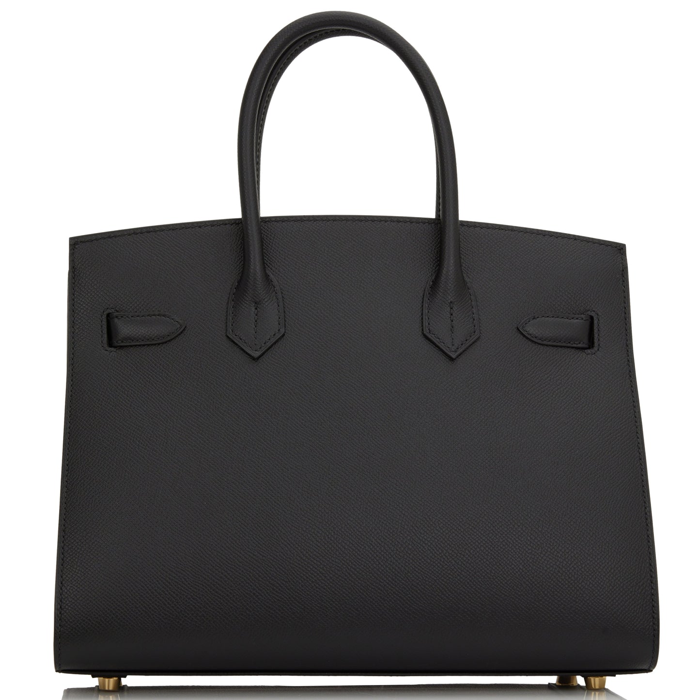 Hermes Birkin Sellier 30 Black Epsom Gold Hardware