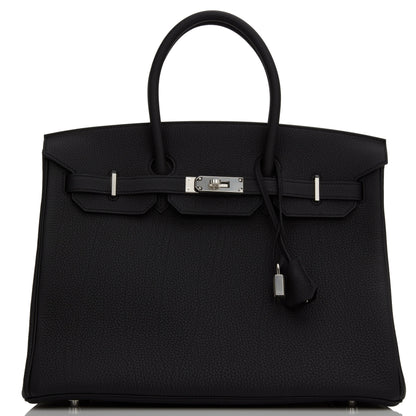 Hermes Birkin 35 Black Togo Palladium Hardware