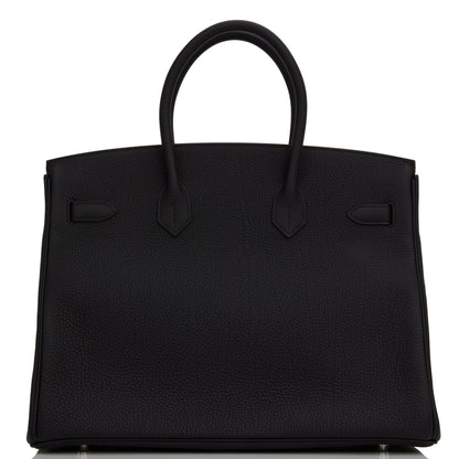 Hermes Birkin 35 Black Togo Palladium Hardware