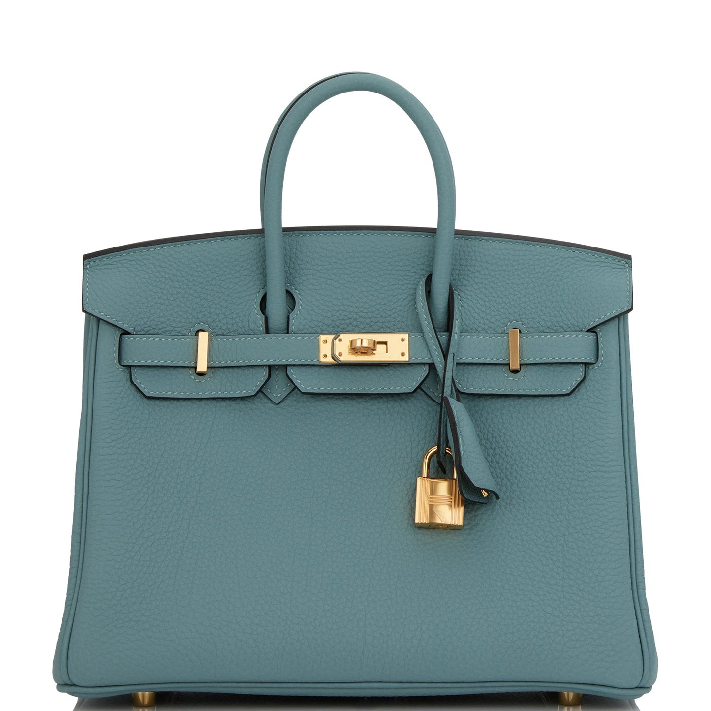 Hermes Birkin 25 Ciel Togo Gold Hardware