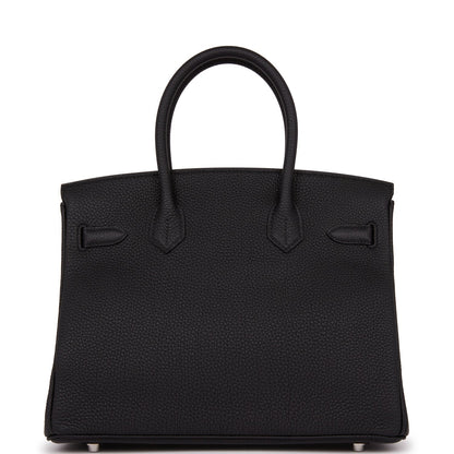 Hermes Birkin 30 Black Togo Palladium Hardware