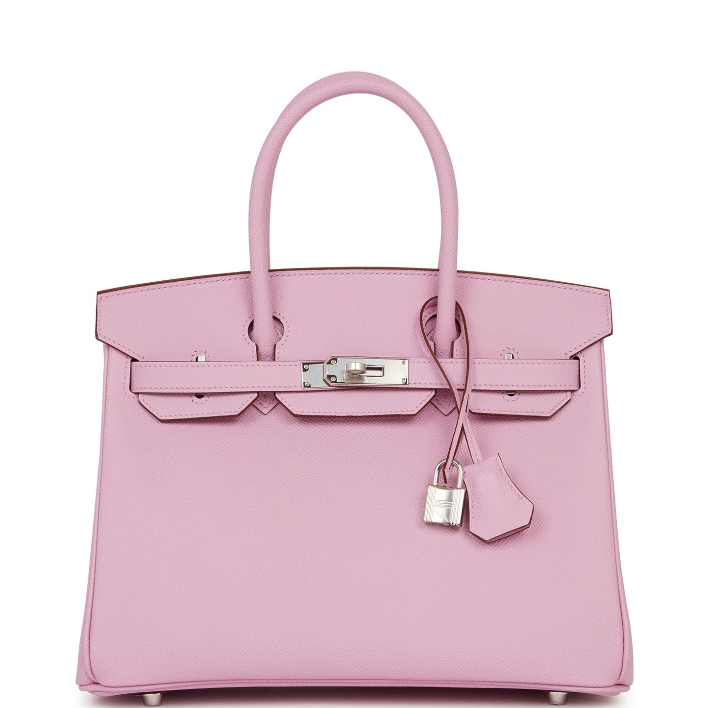 Hermes Birkin 30 Mauve Sylvestre Epsom Palladium Hardware