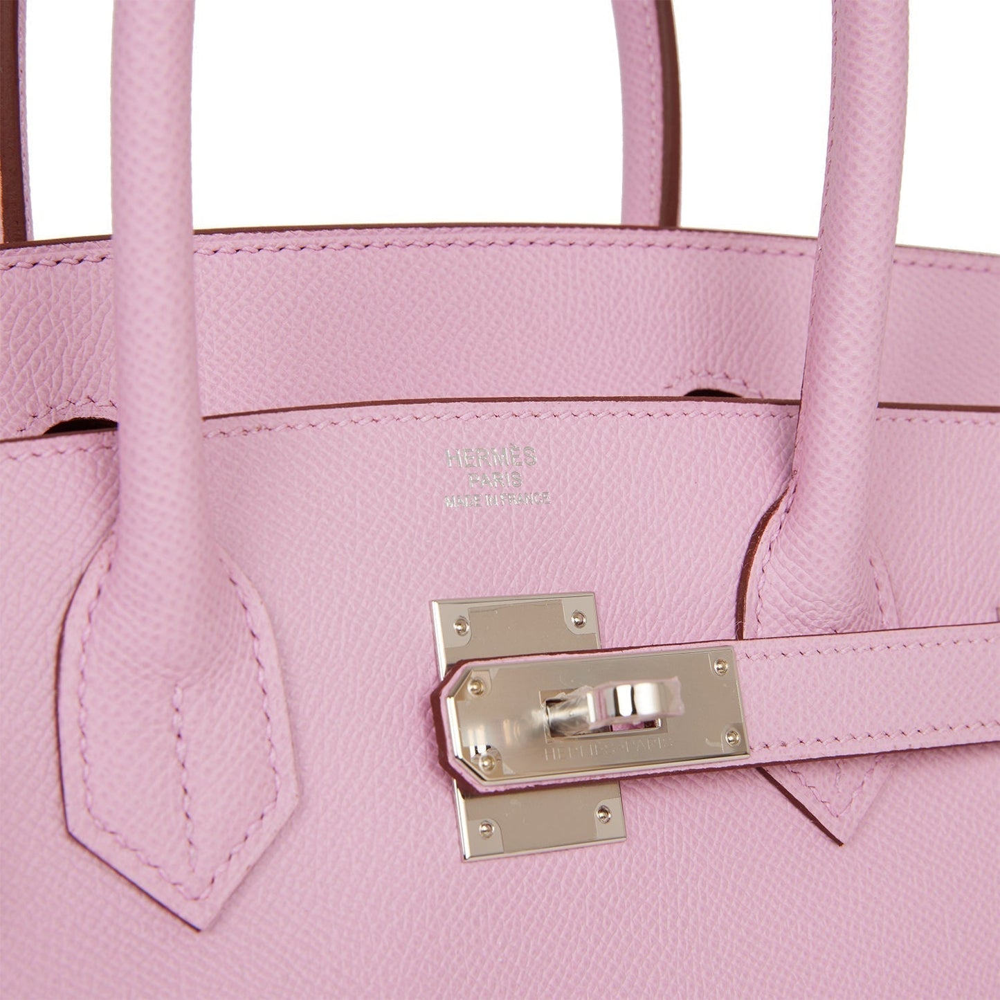 Hermes Birkin 30 Mauve Sylvestre Epsom Palladium Hardware