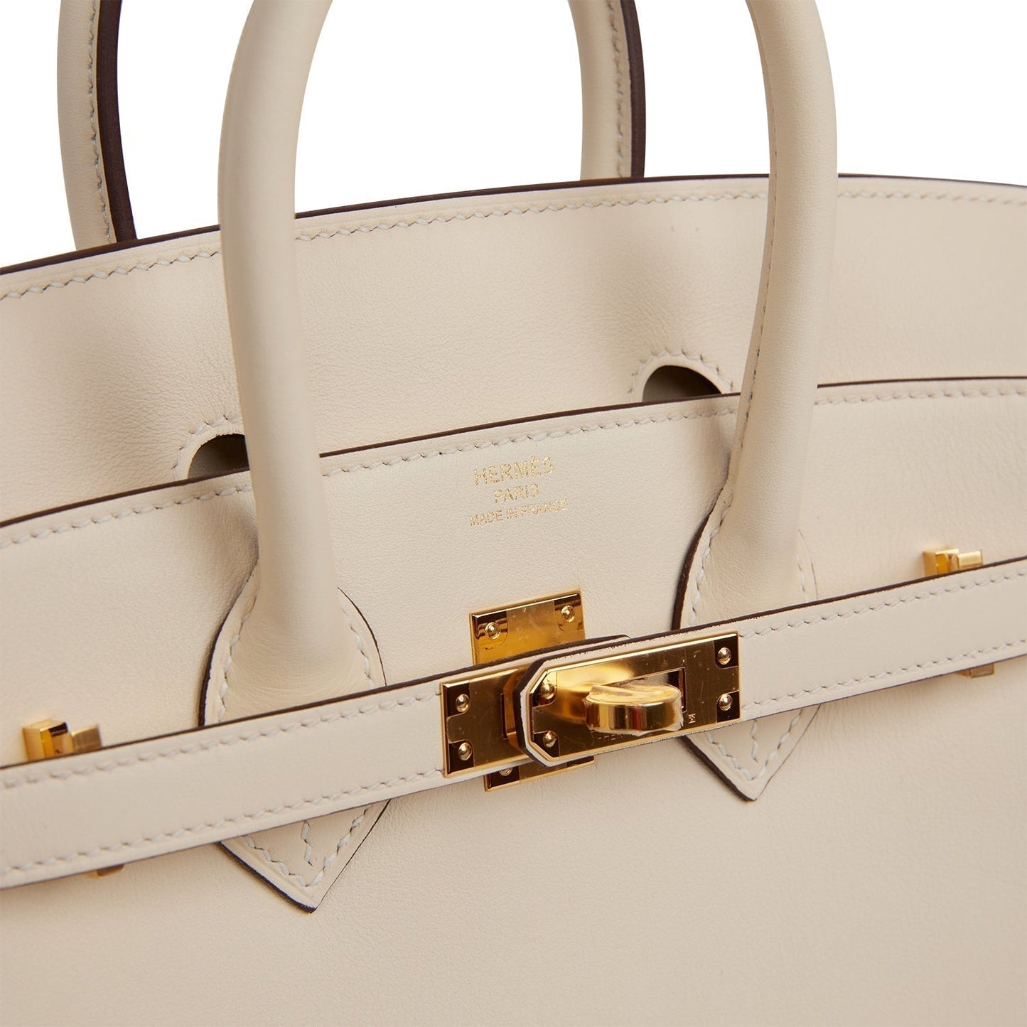 Hermes Birkin 25 Nata Swift Gold Hardware