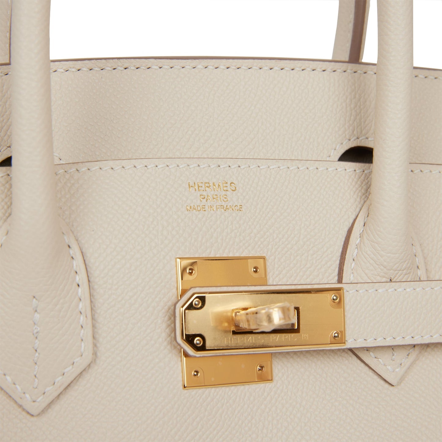 Hermes Birkin 30 Craie Epsom Gold Hardware