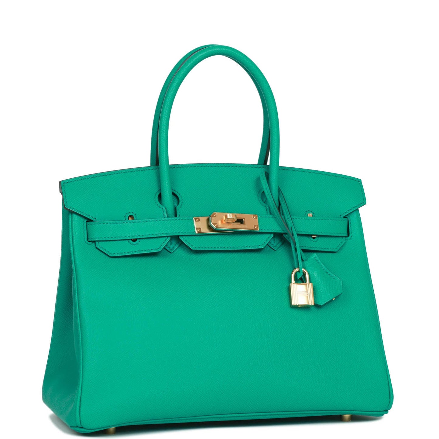 Hermes Birkin 30 Vert Jade Epsom Gold Hardware