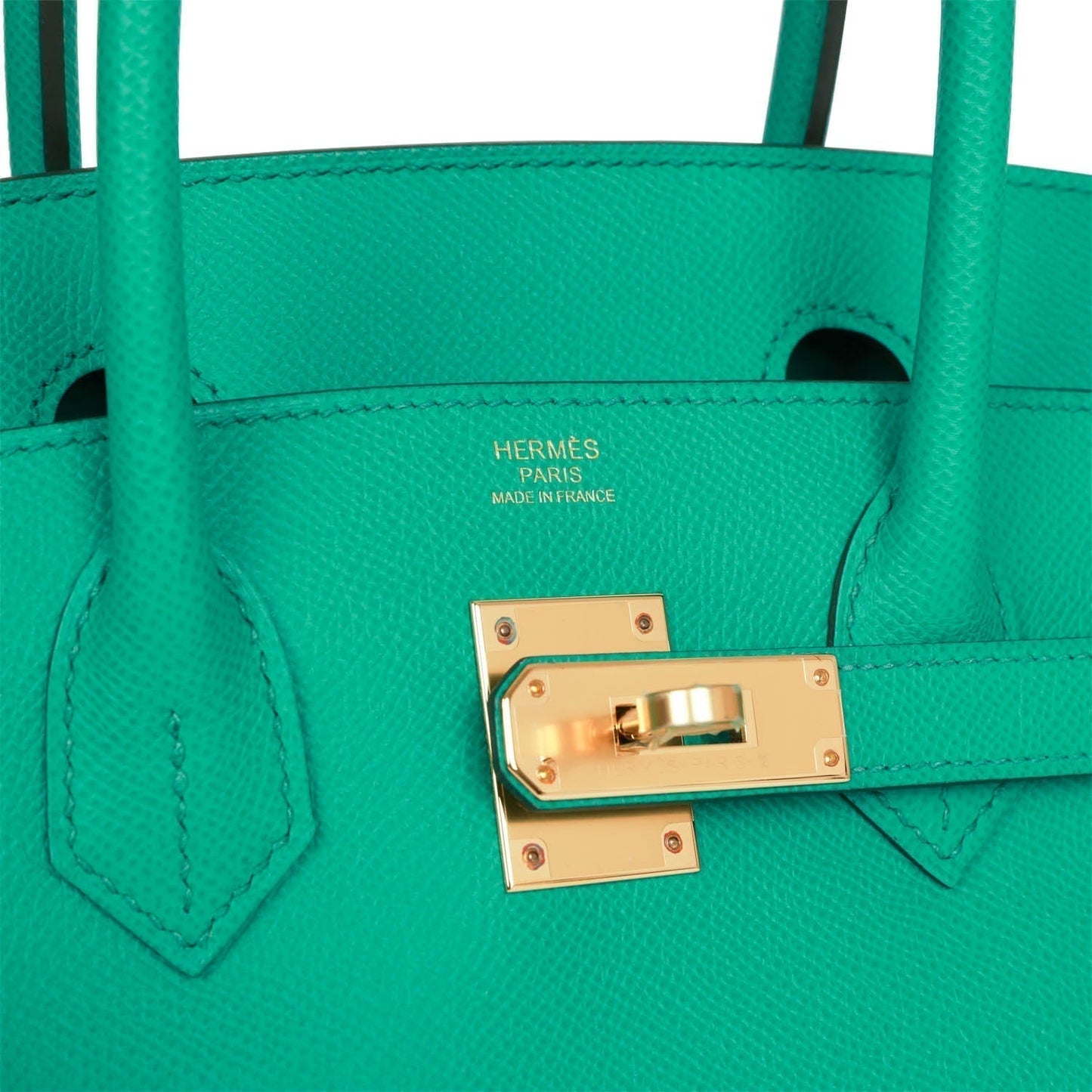 Hermes Birkin 30 Vert Jade Epsom Gold Hardware