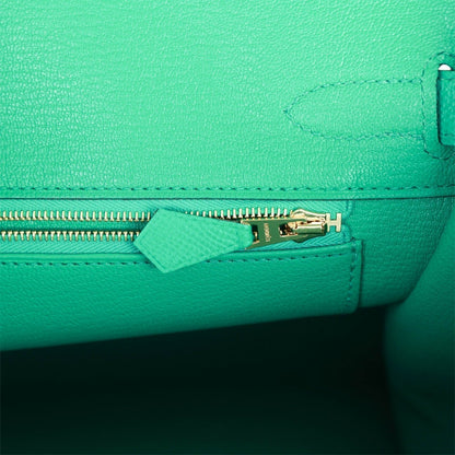 Hermes Birkin 30 Vert Jade Epsom Gold Hardware