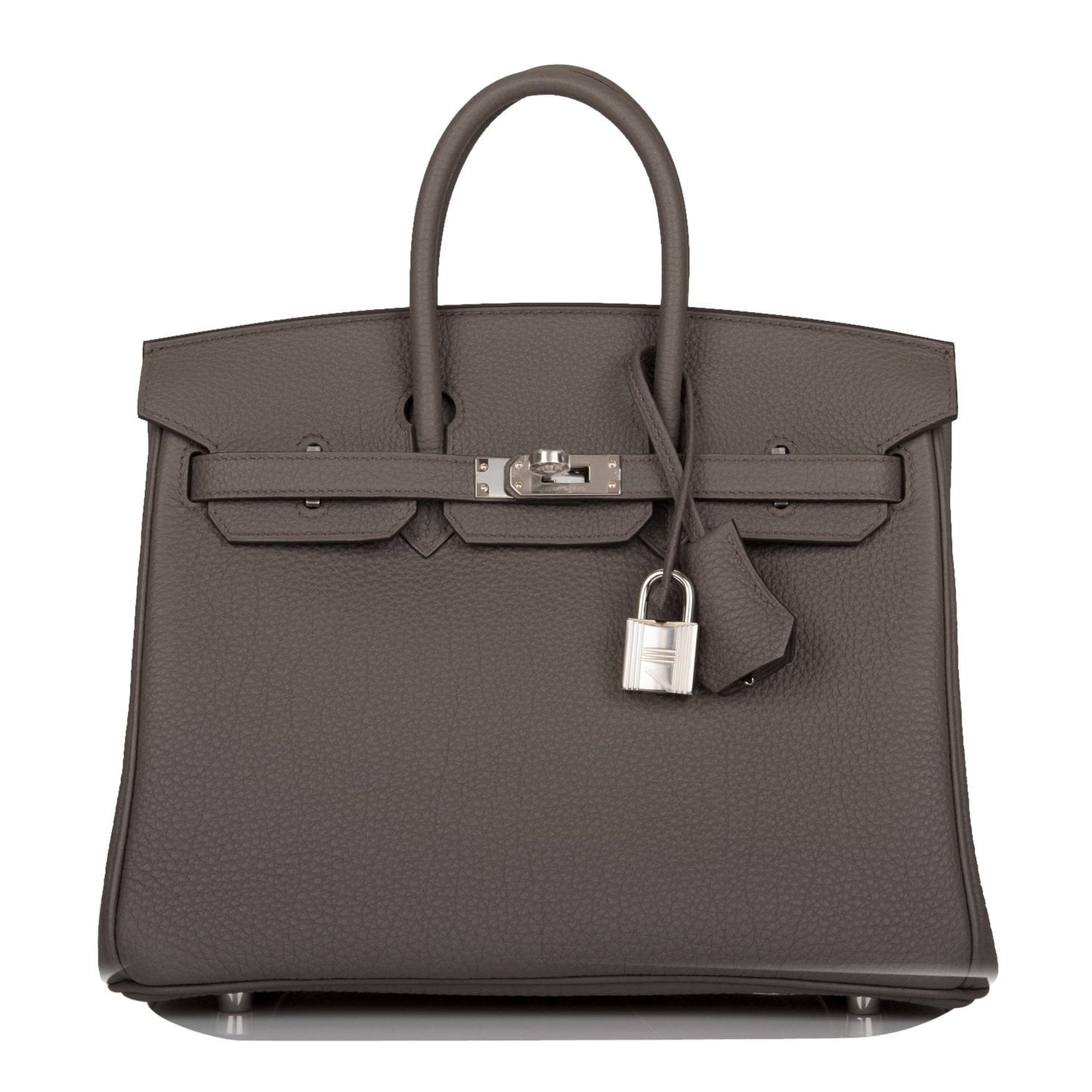 Hermes Birkin 25 Etain Togo Palladium Hardware