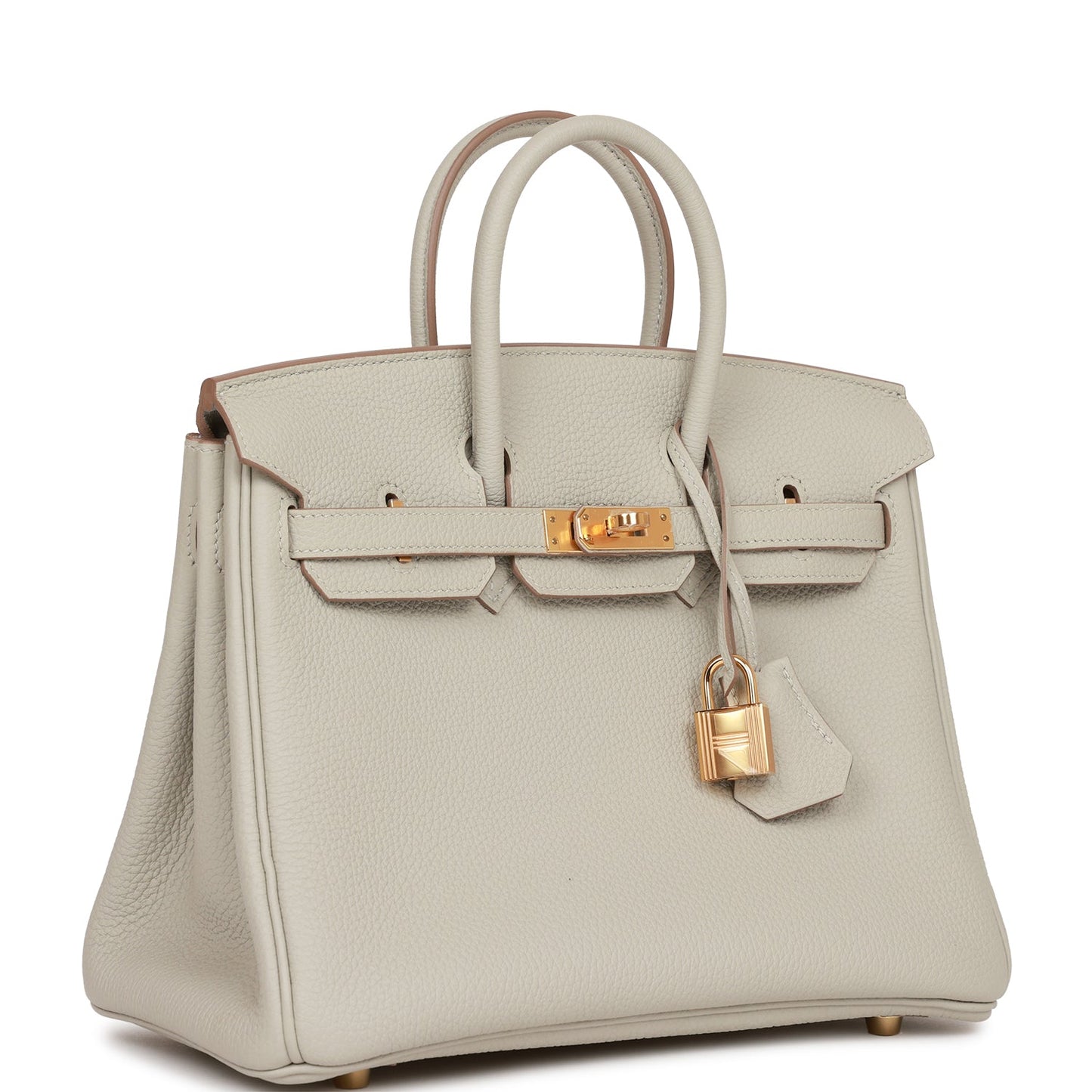 Hermes Birkin 25 Gris Perle Togo Gold Hardware