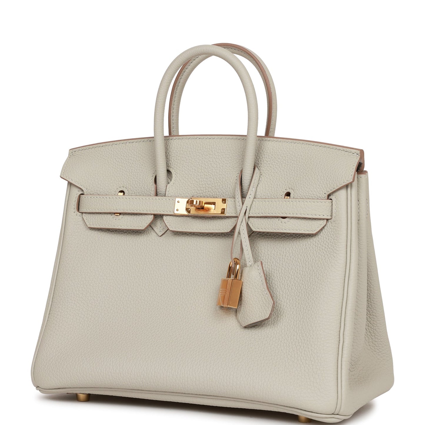 Hermes Birkin 25 Gris Perle Togo Gold Hardware