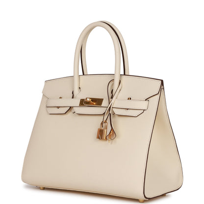 Hermes Birkin Sellier 30 Nata Epsom Gold Hardware