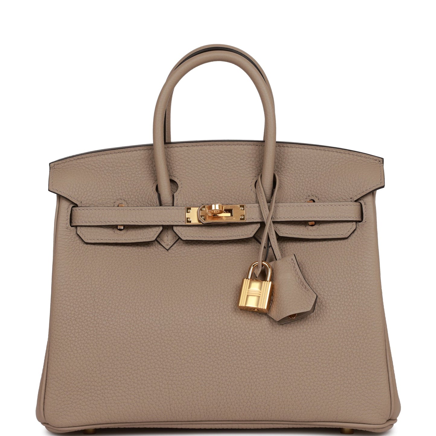 Hermes Birkin 25 Gris Tourterelle Togo Gold Hardware