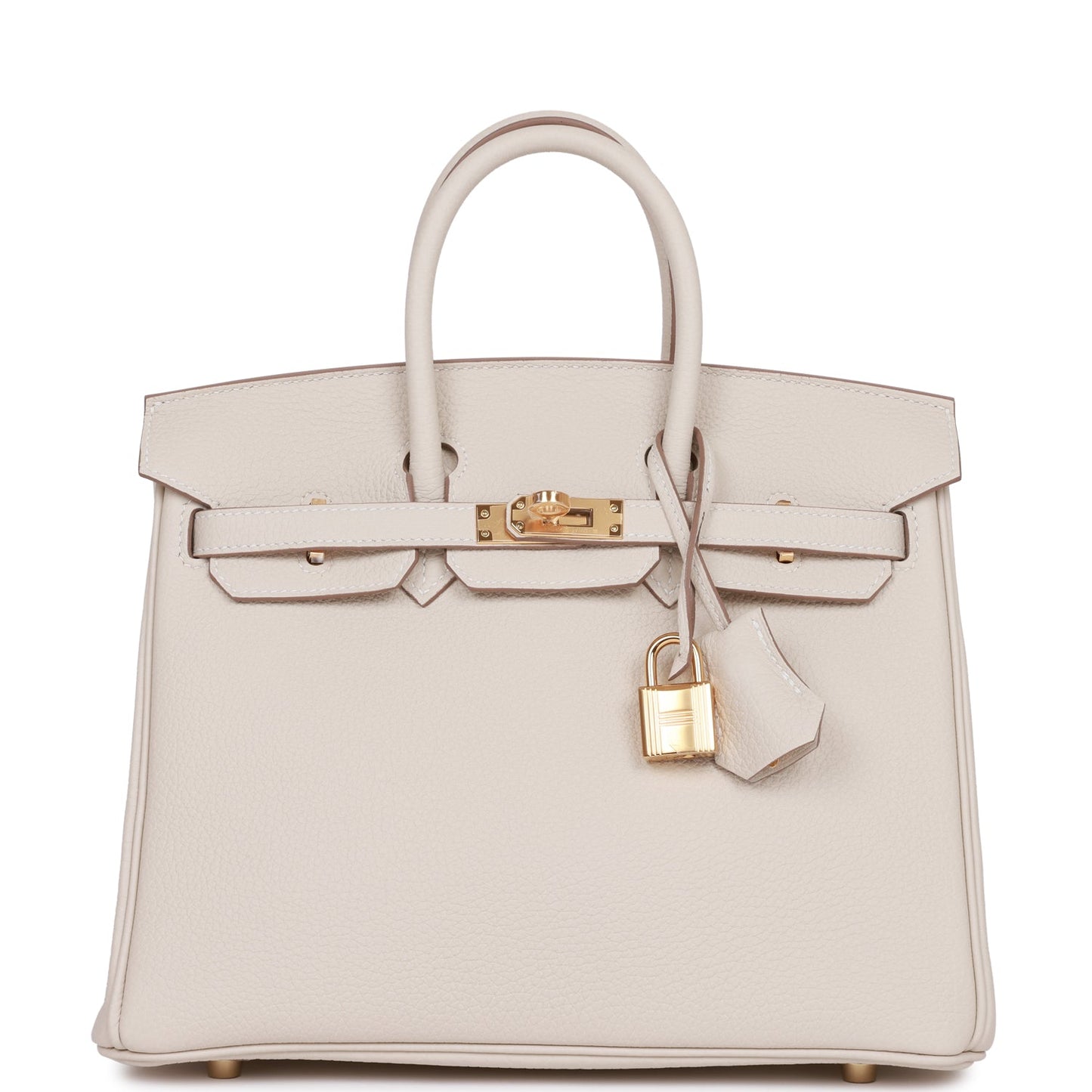 Hermes Birkin 25 Craie Togo Gold Hardware