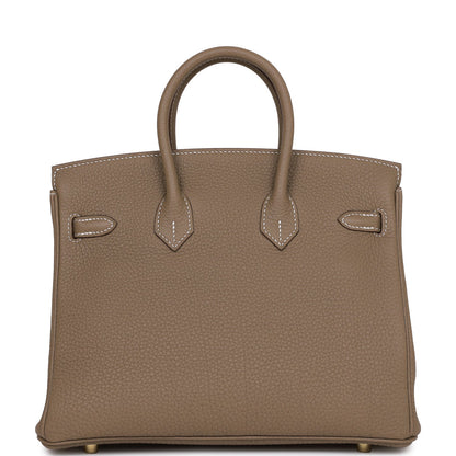 Hermes Birkin 25 Etoupe Togo Gold Hardware