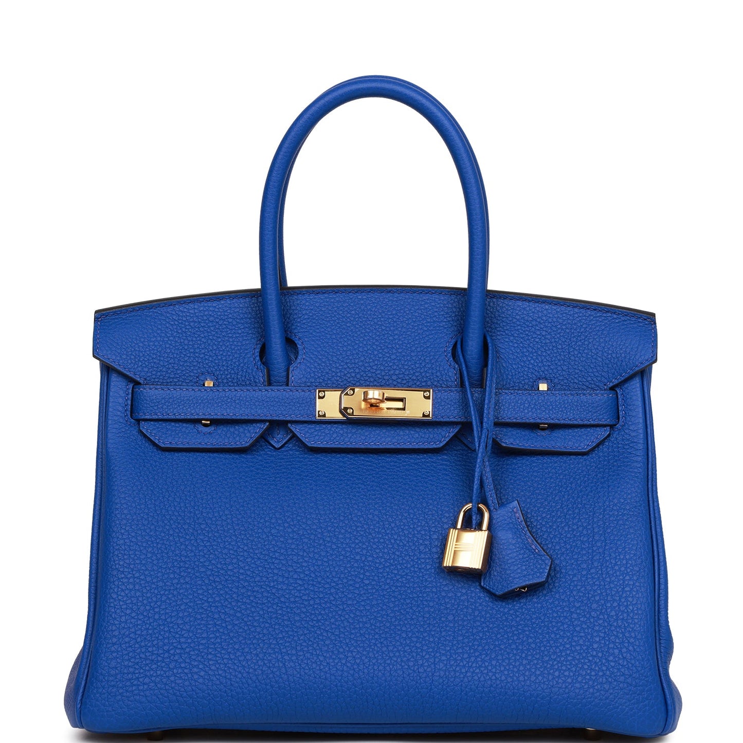 Hermes Birkin 30 Bleu Royal Togo Gold Hardware