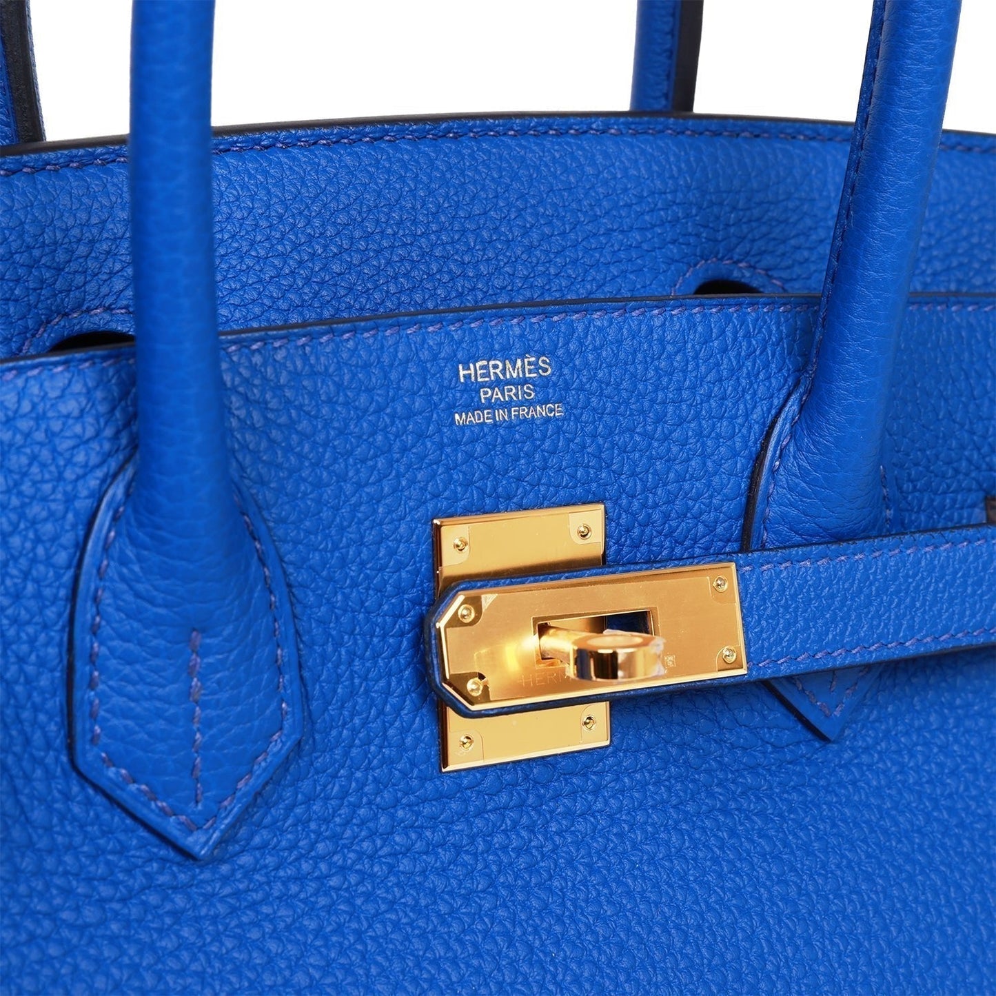 Hermes Birkin 30 Bleu Royal Togo Gold Hardware