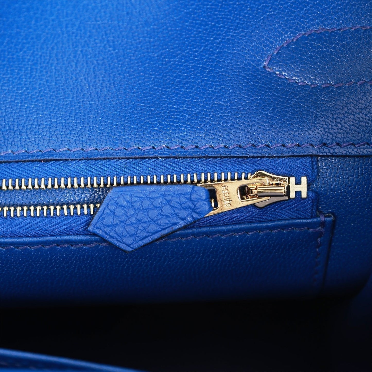 Hermes Birkin 30 Bleu Royal Togo Gold Hardware