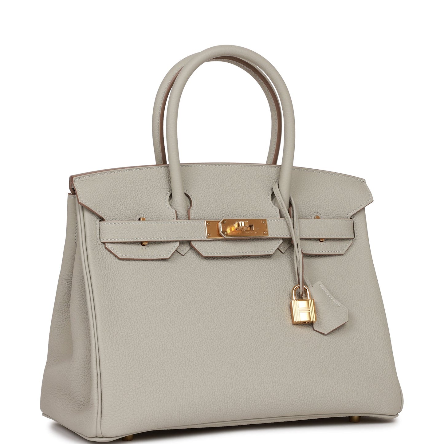 Hermes Birkin 30 Gris Perle Togo Gold Hardware