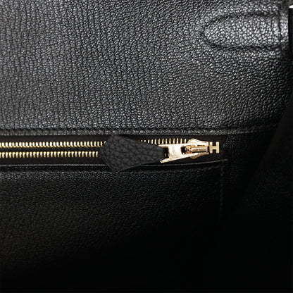 Hermes Birkin 40 Black Togo Gold Hardware