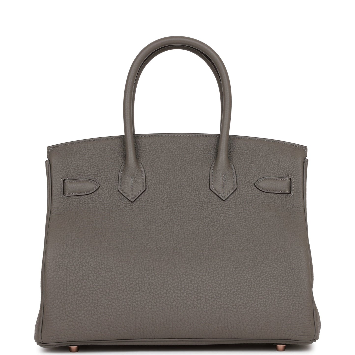 Hermes Birkin 30 Gris Meyer Togo Rose Gold Hardware