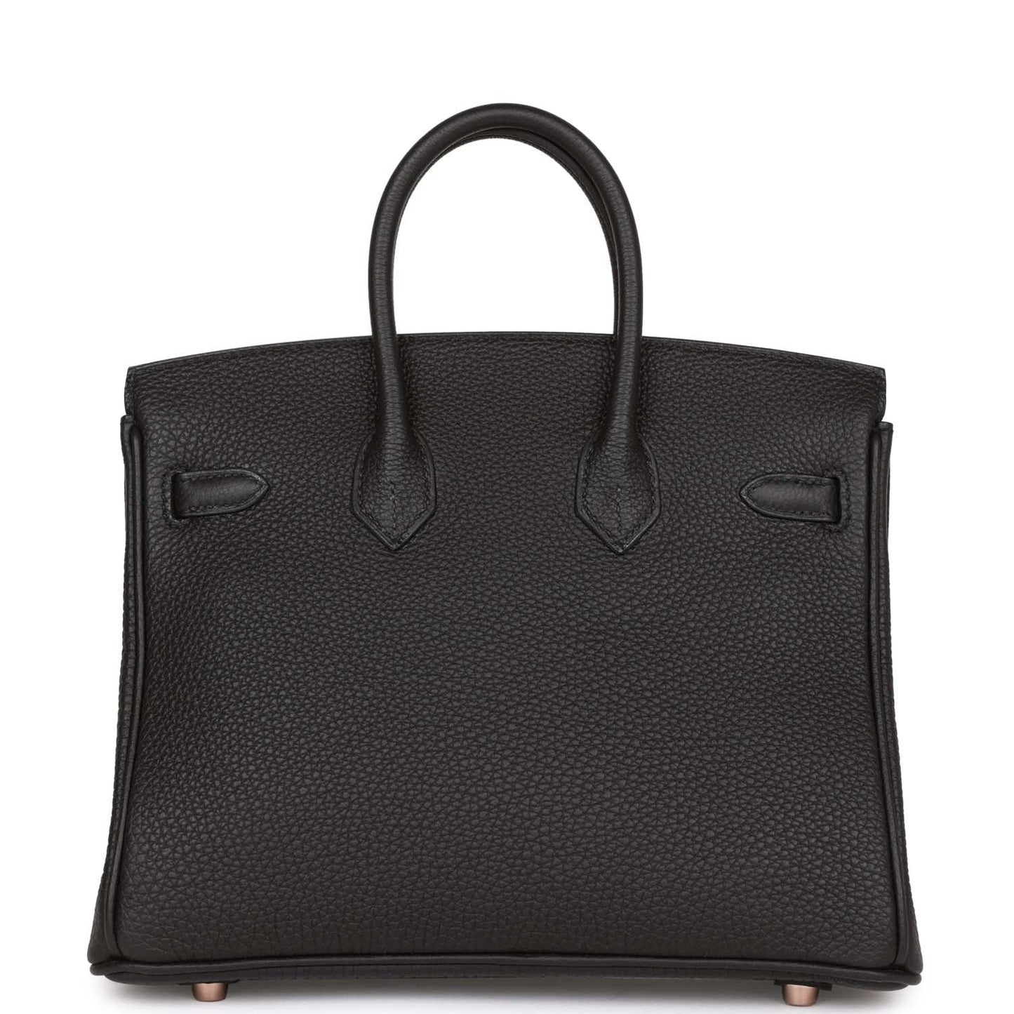 Hermes Birkin 25 Black Togo Rose Gold Hardware