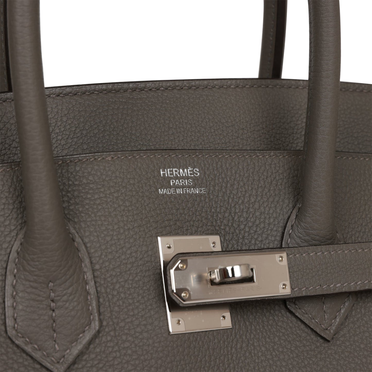 Hermes Birkin 35 Gris Meyer Togo Palladium Hardware