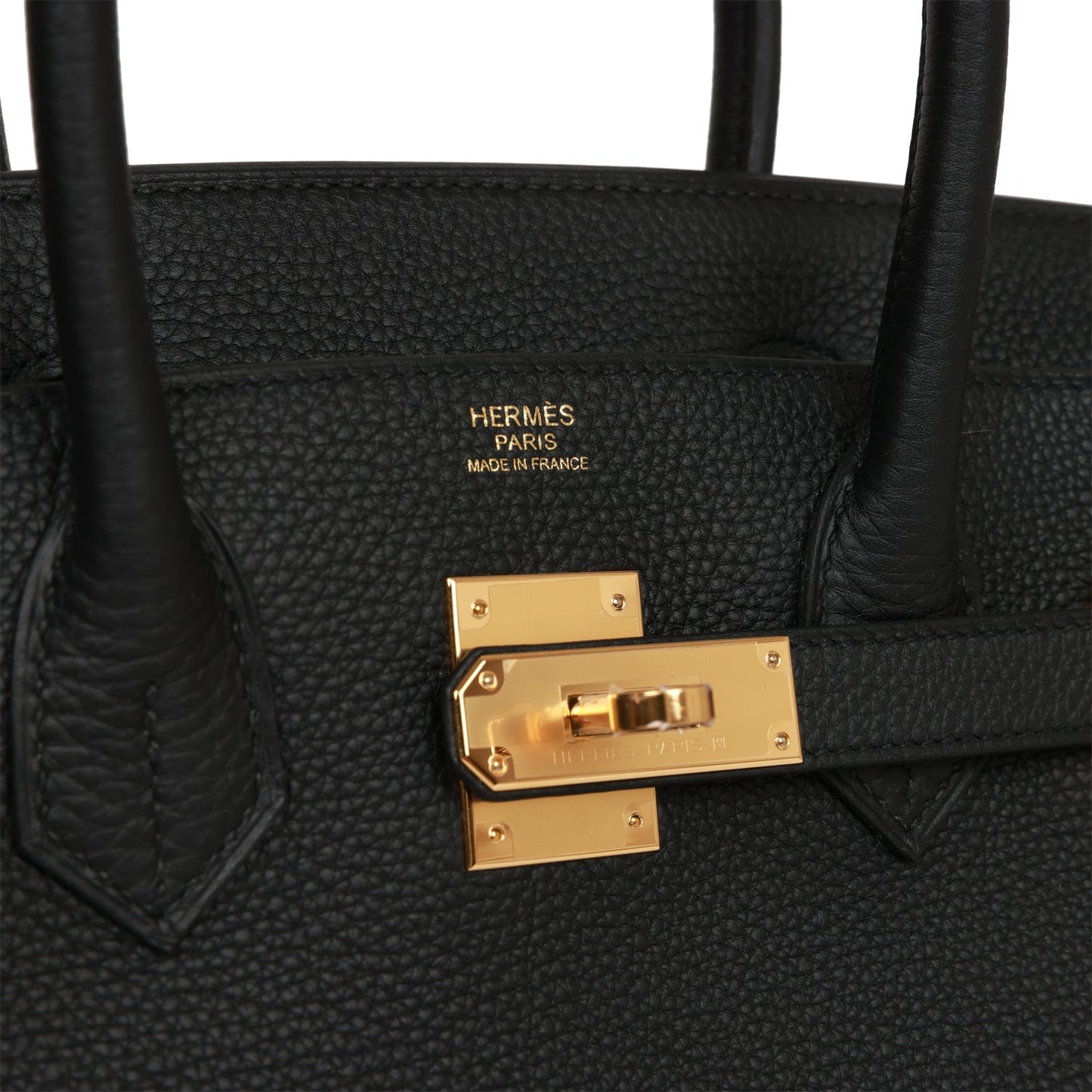 Hermes Birkin 30 Black Togo Gold Hardware