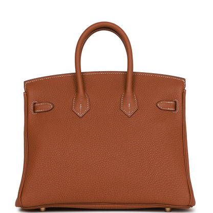 Hermes Birkin 25 Gold Togo Gold Hardware