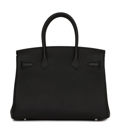 Hermes Birkin 30 Black Togo Palladium Hardware