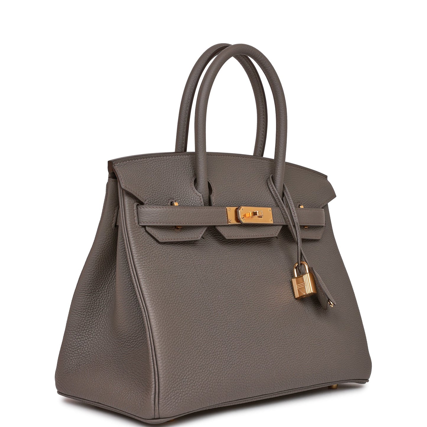 Hermes Birkin 30 Etain Togo Gold Hardware