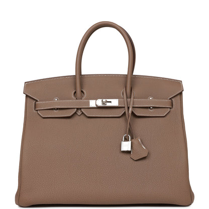 Hermes Birkin 35 Etoupe Togo Palladium Hardware - Payment 2 For TB