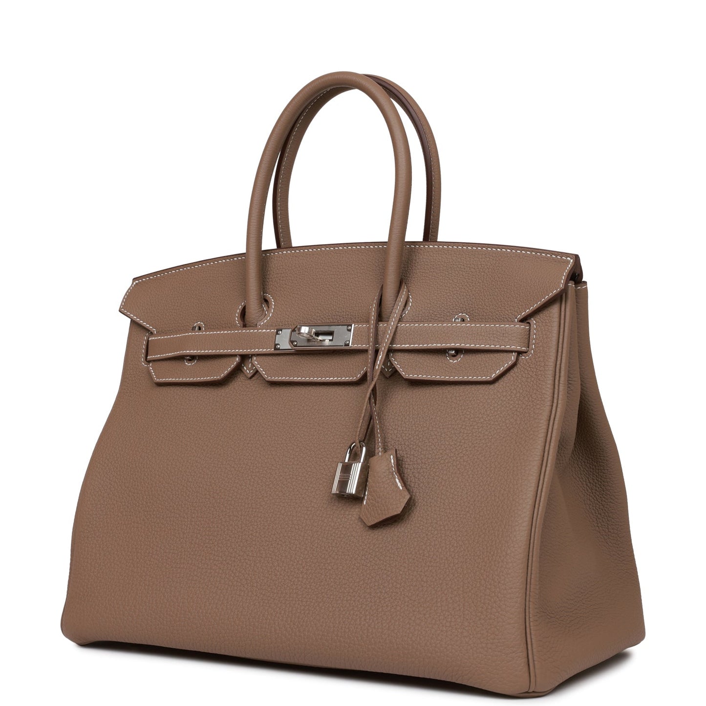 Hermes Birkin 35 Etoupe Togo Palladium Hardware