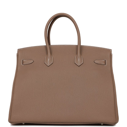 Hermes Birkin 35 Etoupe Togo Palladium Hardware - Payment 2 For TB