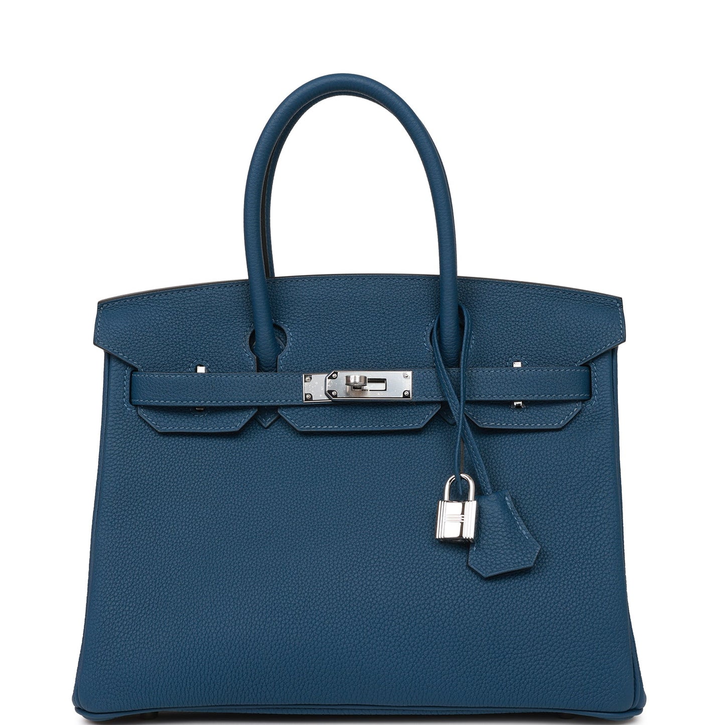 Hermes Birkin 30 Deep Blue Togo Palladium Hardware