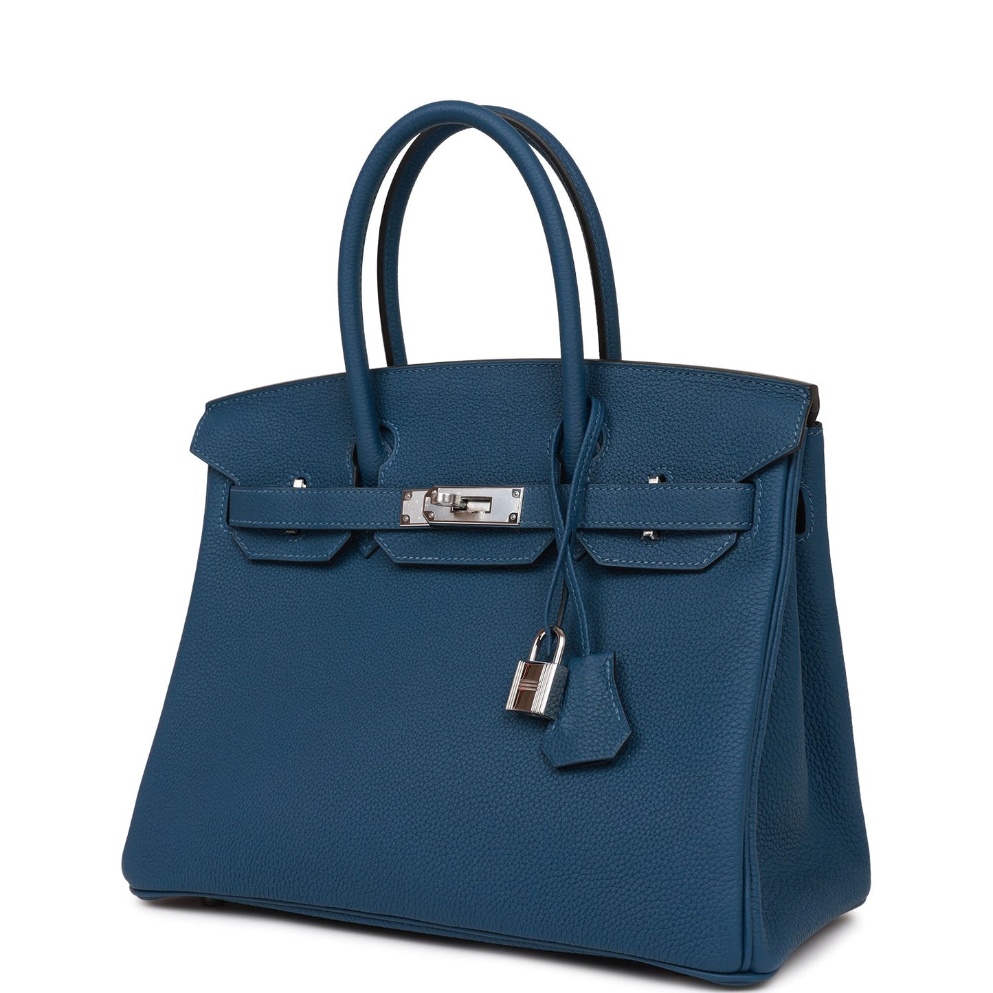 Hermes Birkin 30 Deep Blue Togo Palladium Hardware