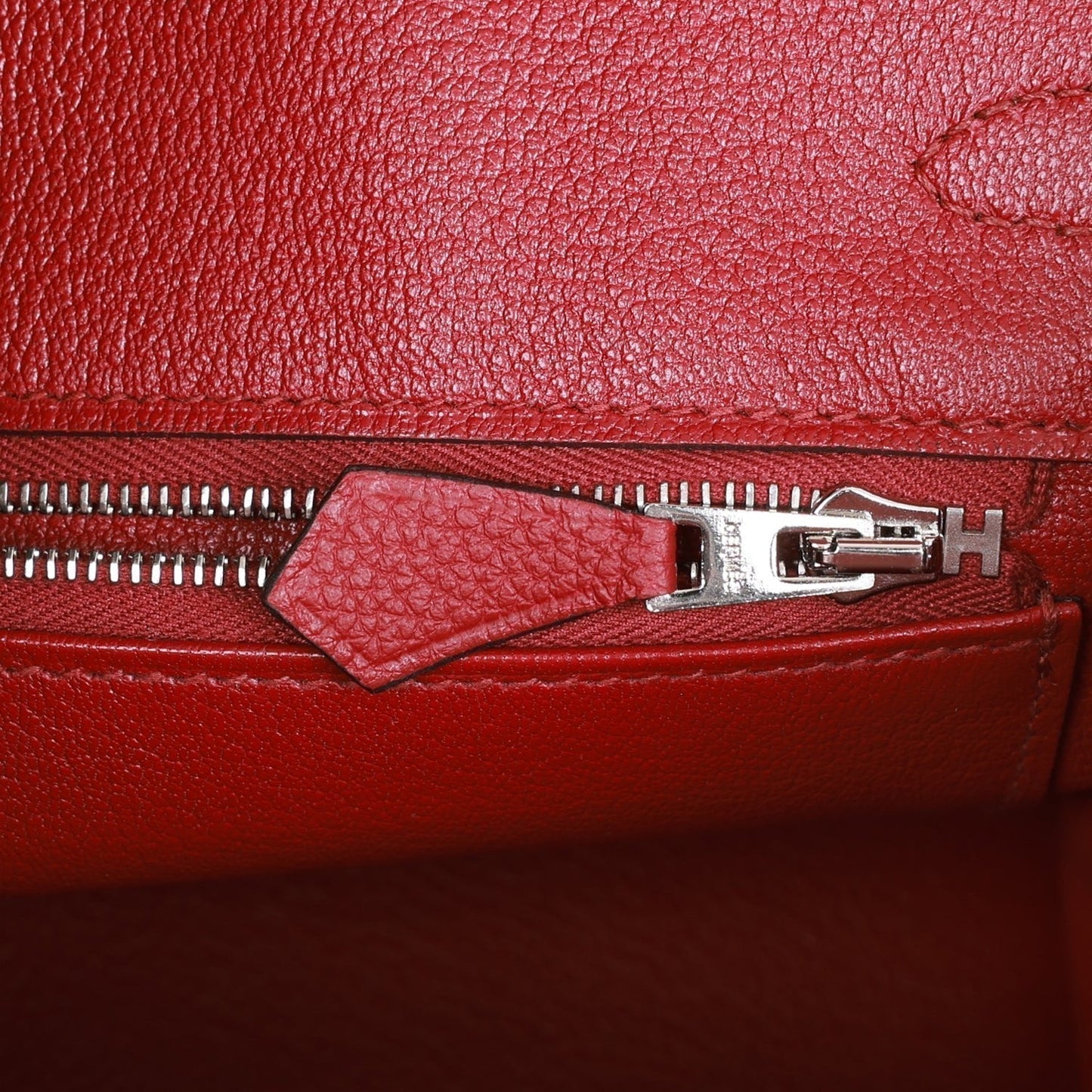 Hermes Birkin 25 Rouge Grenat Togo Palladium Hardware