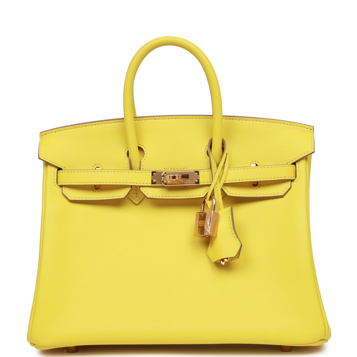 Hermes Birkin 25 Lime Swift Gold Hardware