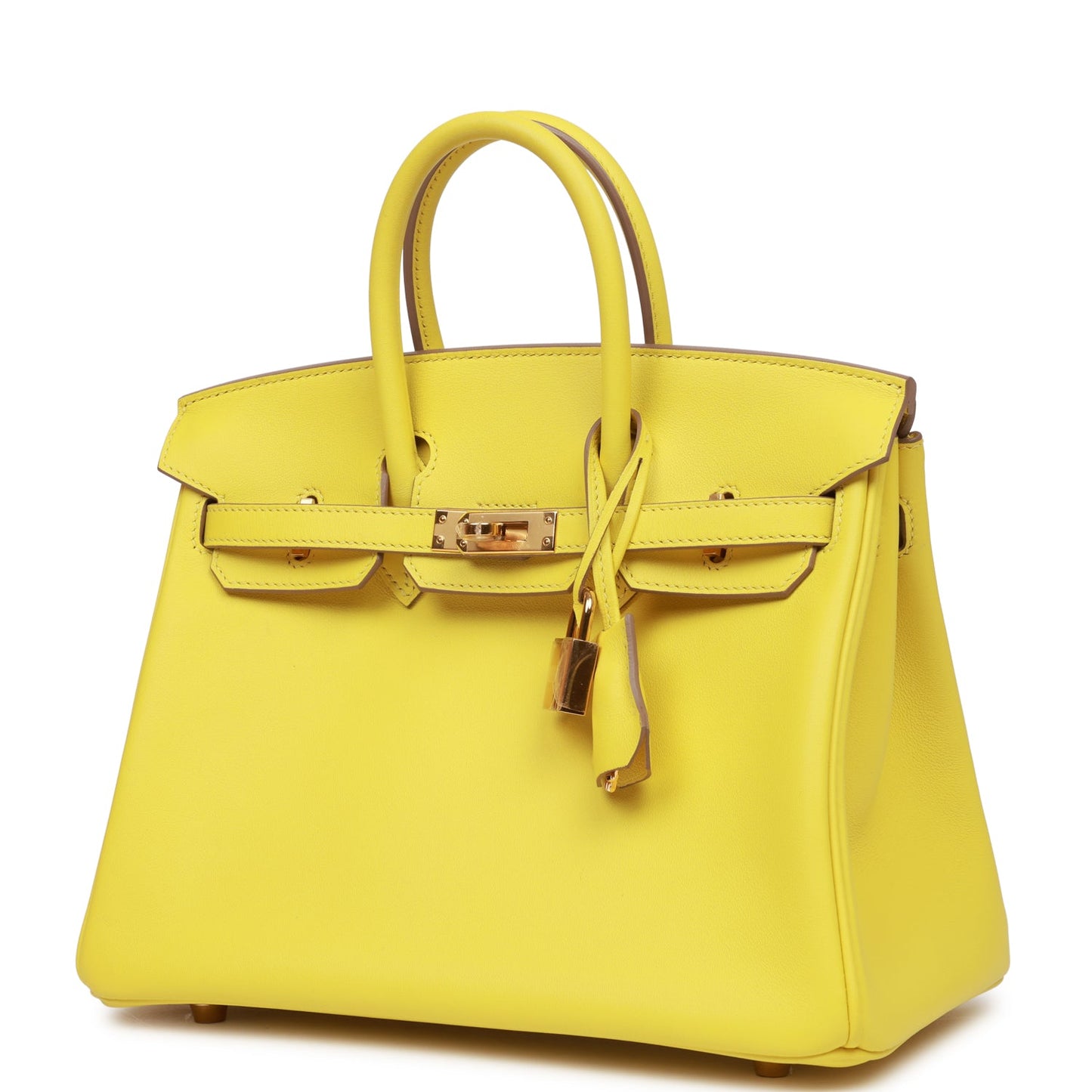 Hermes Birkin 25 Lime Swift Gold Hardware