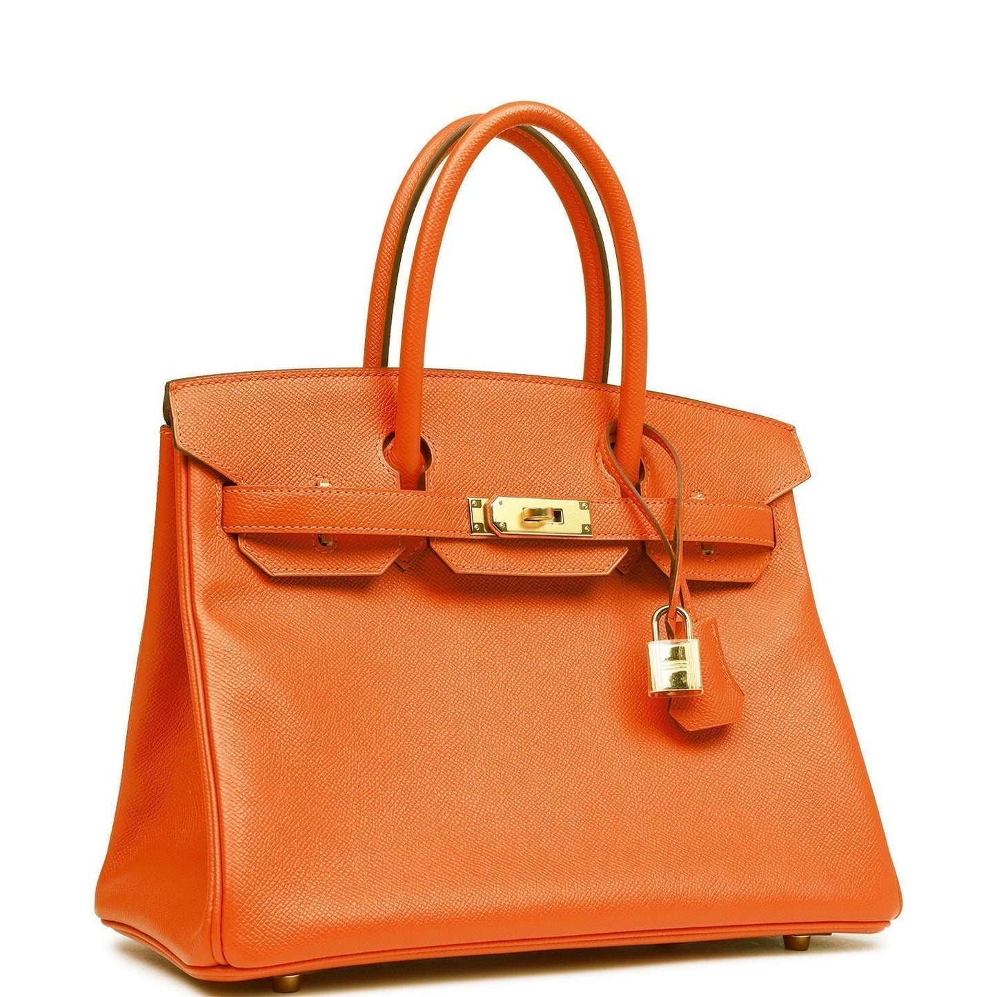 Hermes Birkin 30 Feu Epsom Gold Hardware