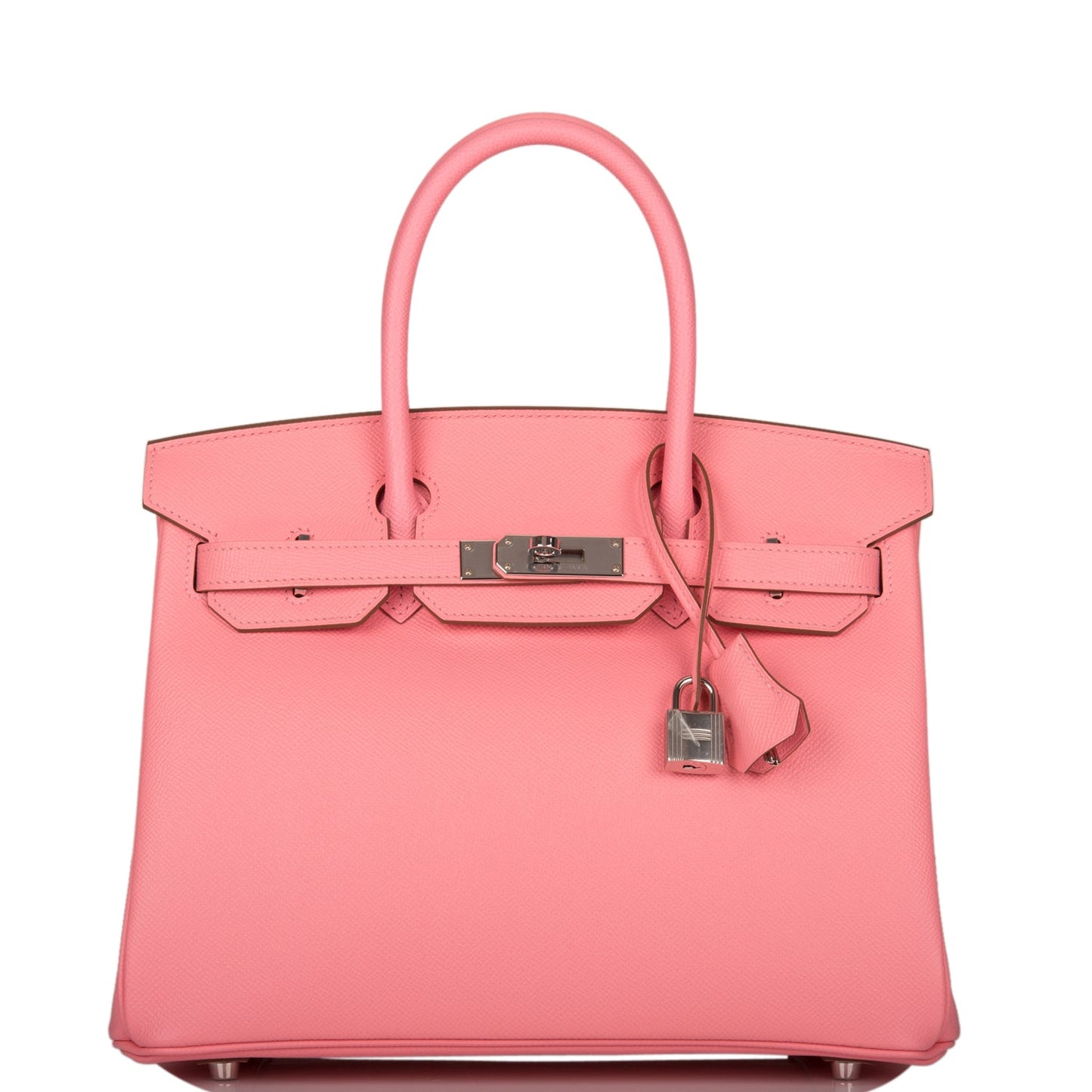 Hermes Birkin 30 Rose Confetti Epsom Palladium Hardware