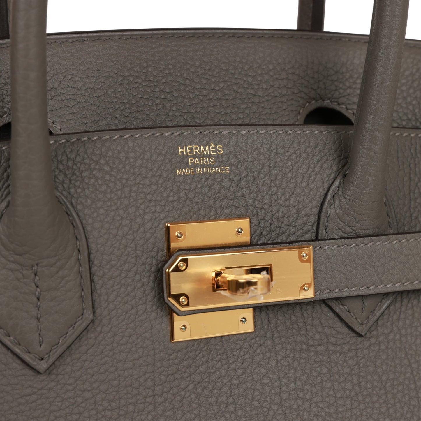 Hermes Birkin 30 Gris Meyer Togo Gold Hardware