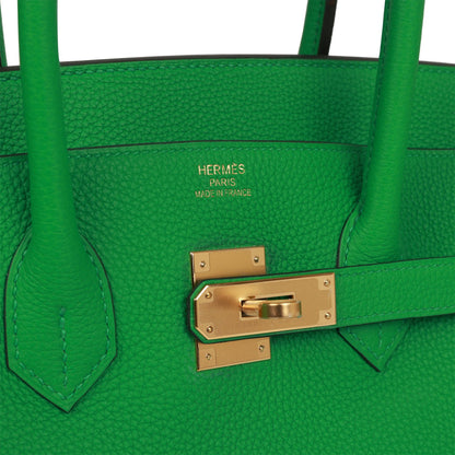 Hermes Birkin 35 Bamboo Togo Gold Hardware